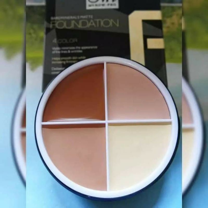 Menow foundation 4 warna