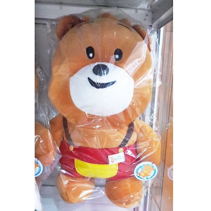 Red Brown Bear Doll Boneka
