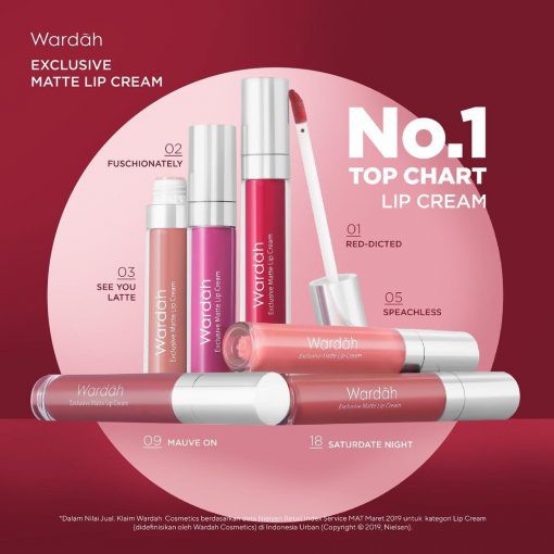 Wardah Exclusive Matte Lip Cream 4 gr