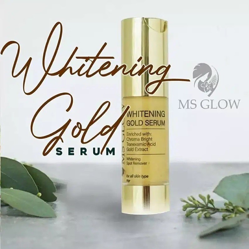 whitening gold serum