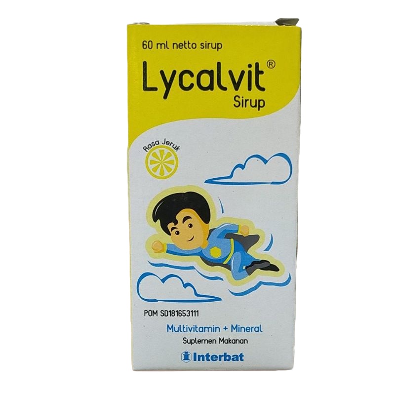 LYCALVIT SIRUP BOTOL 60 ML