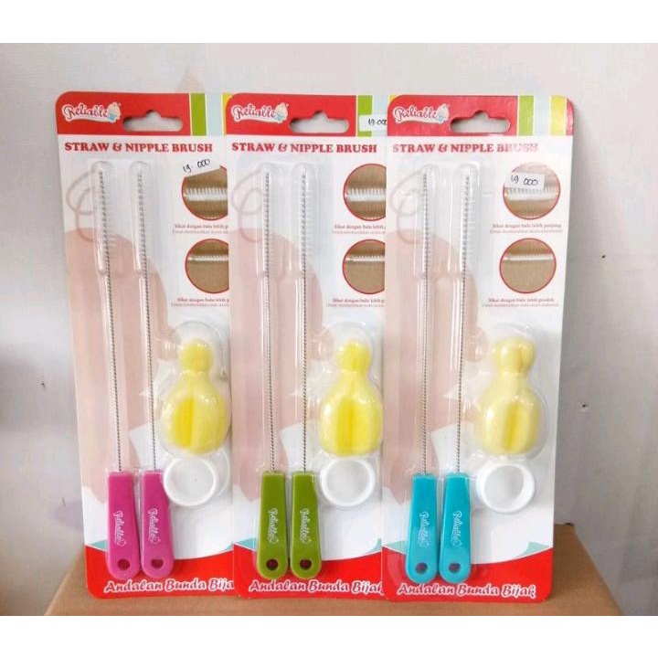 RELIABLE straw & nipple brush