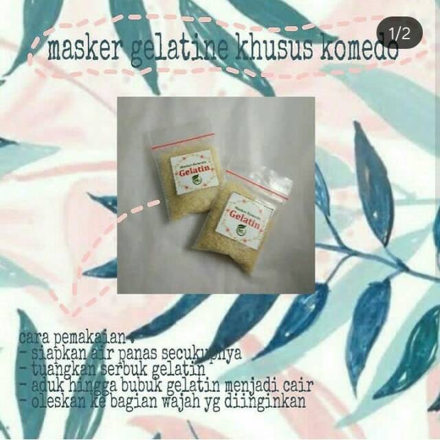 Masker gelatin