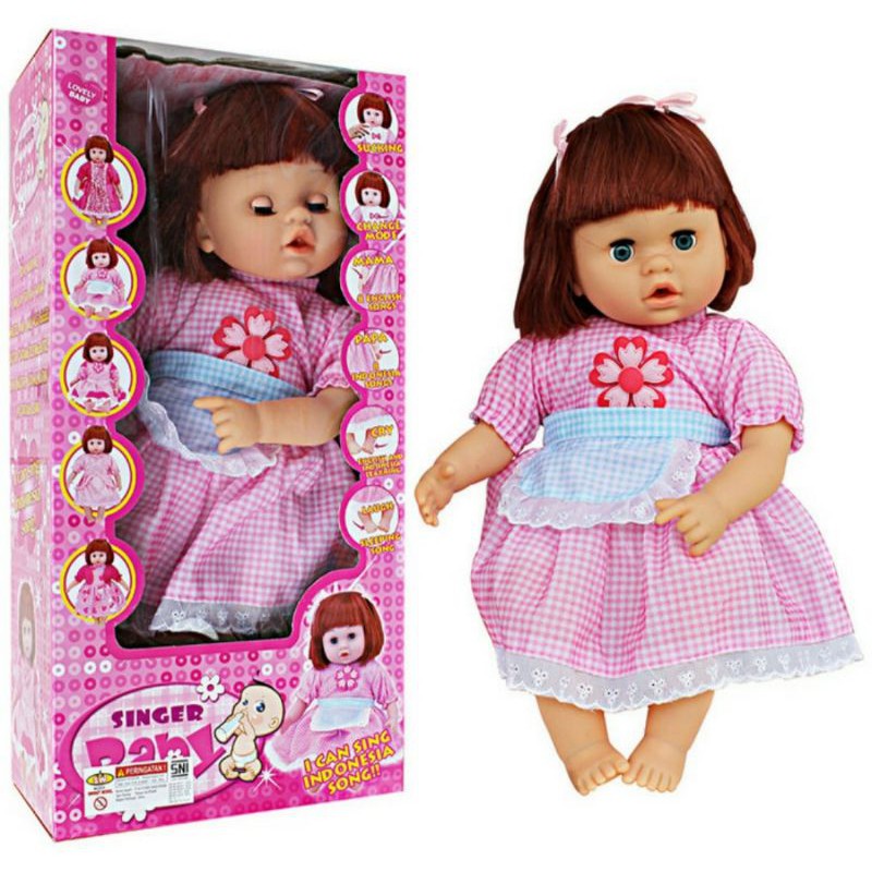 Boneka Bibi Cewek Singing