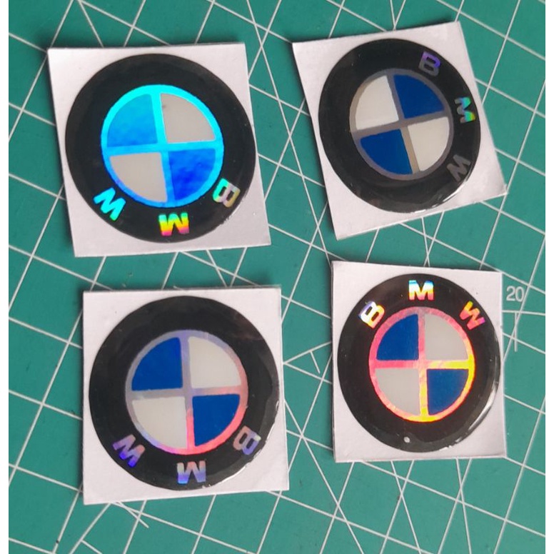stiker timbul bmw kecil