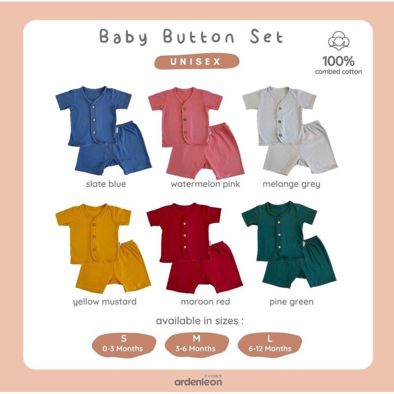 ARDENLEON Baby Button Set