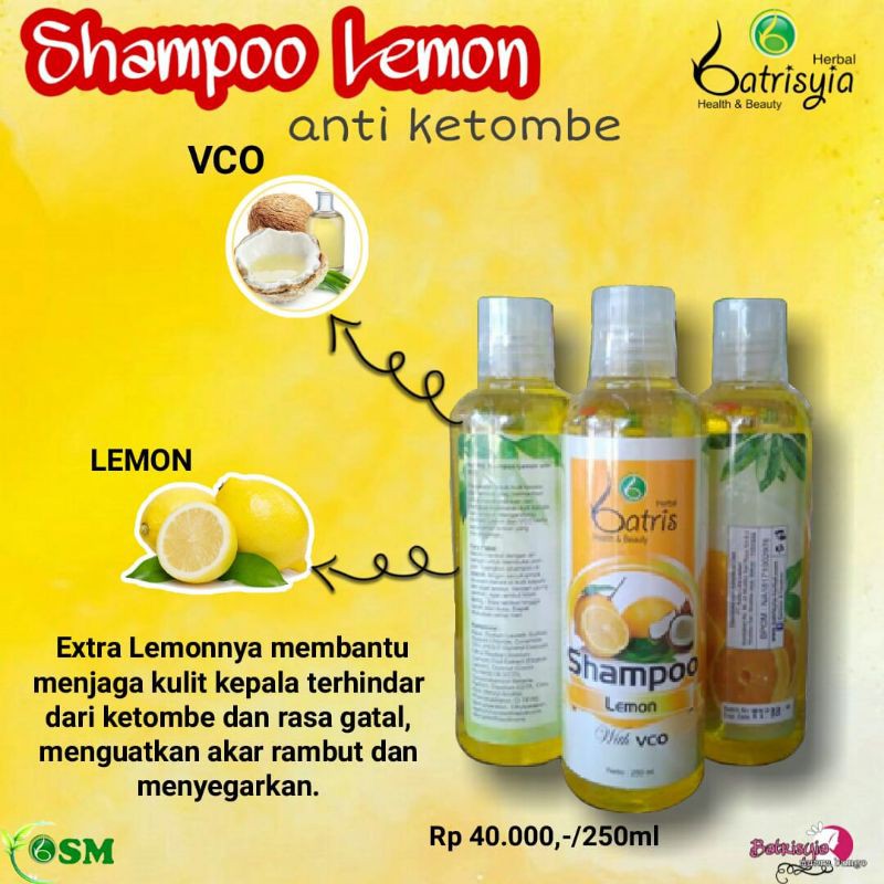 shampoo lemon batrisyia