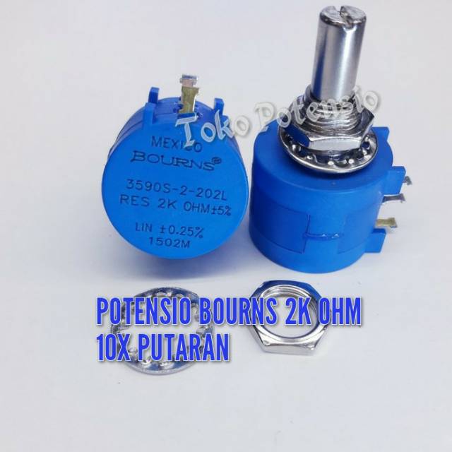 POTENSIO BOURNS 2K OHM 10X PUTSRAN