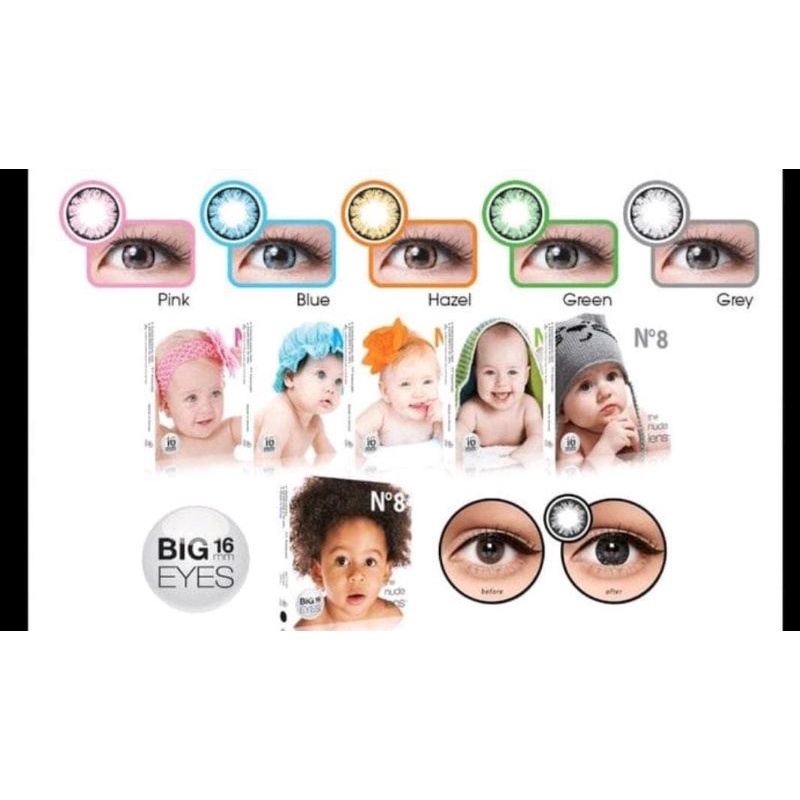 Soflens ICE N8 Baby | Soflens diameter 16mm normal