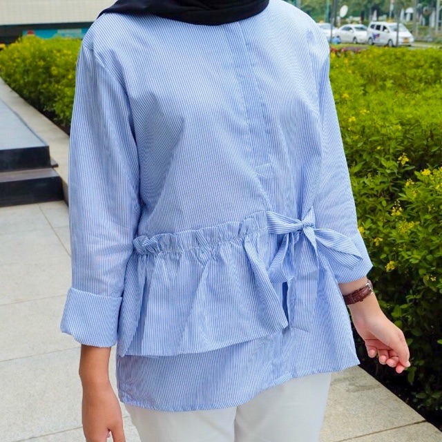 Blue stripe shirt