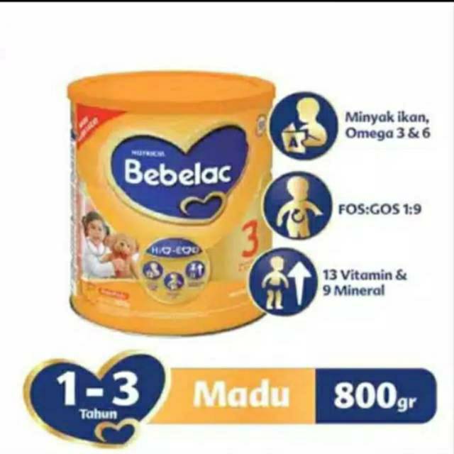 Bebelac 3 Madu 800 Gram