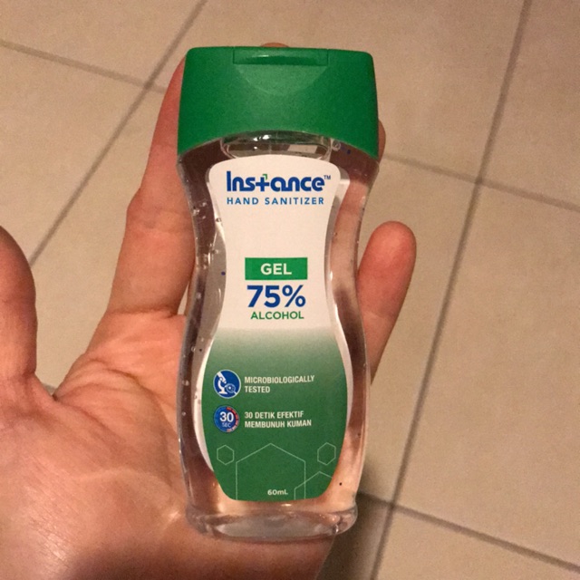 Hand Sanitizer merek Instance 60 mL