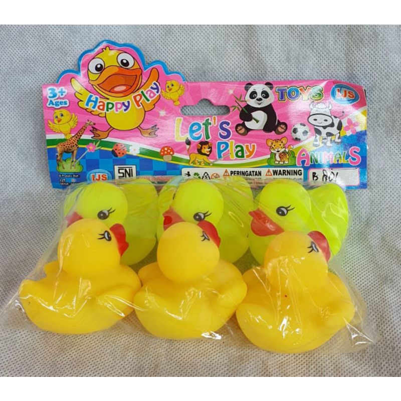 Mainan anak bebek cit 6pcs