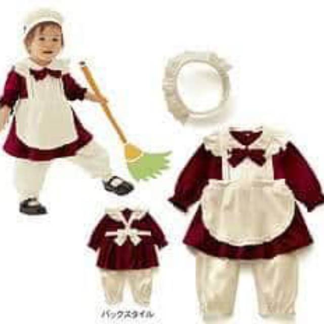 Maid Set Red size 6bln-3th