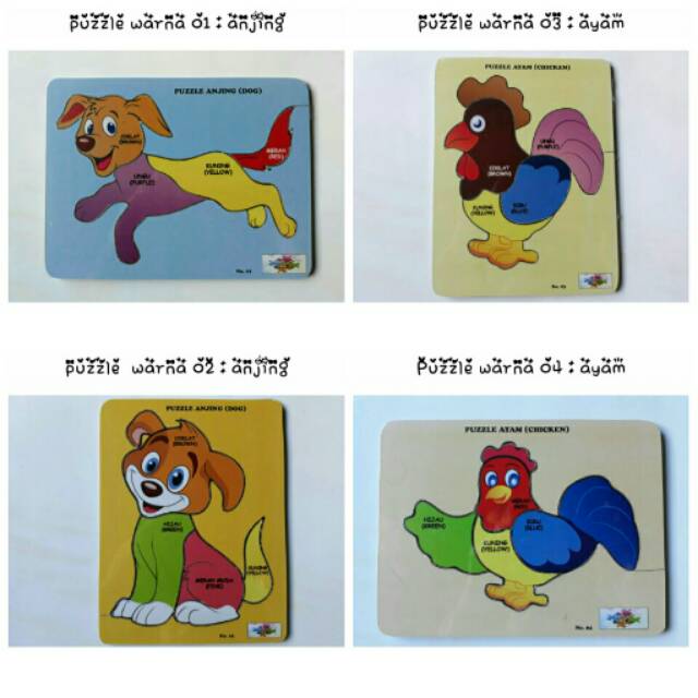 Puzzle warna