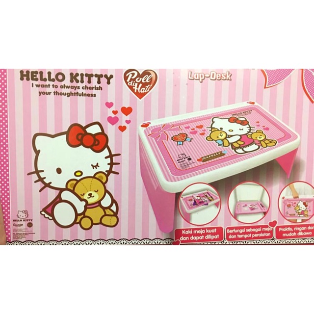 MEJA LIPAT HELLO KITTY LISENCE ORI