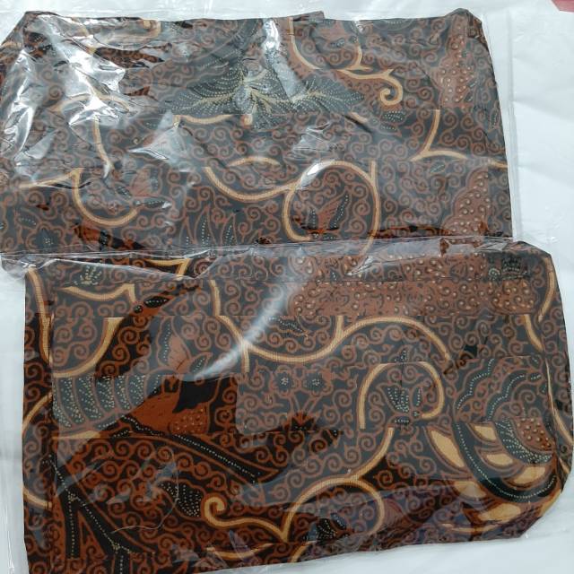 Masker hijab batik dan polos
