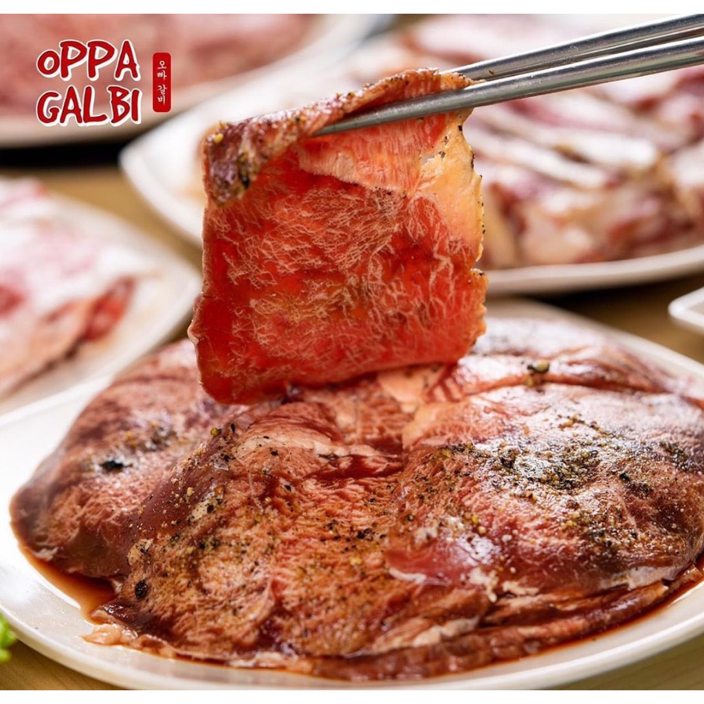 [HALAL] BEEF WAGYU PREMIUM SLICE TIPIS - OPPA GALBI [DAGING SAPI]