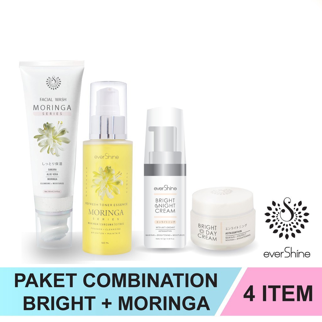 Evershine Paket Combination Bright + Moringa