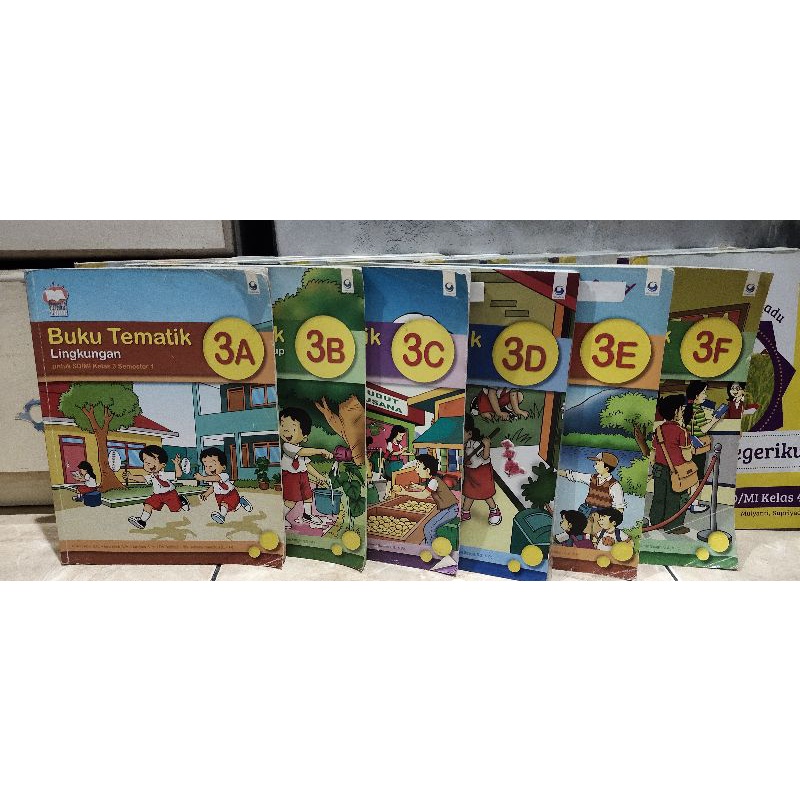 Buku tematik kls 3 & 4 sd second