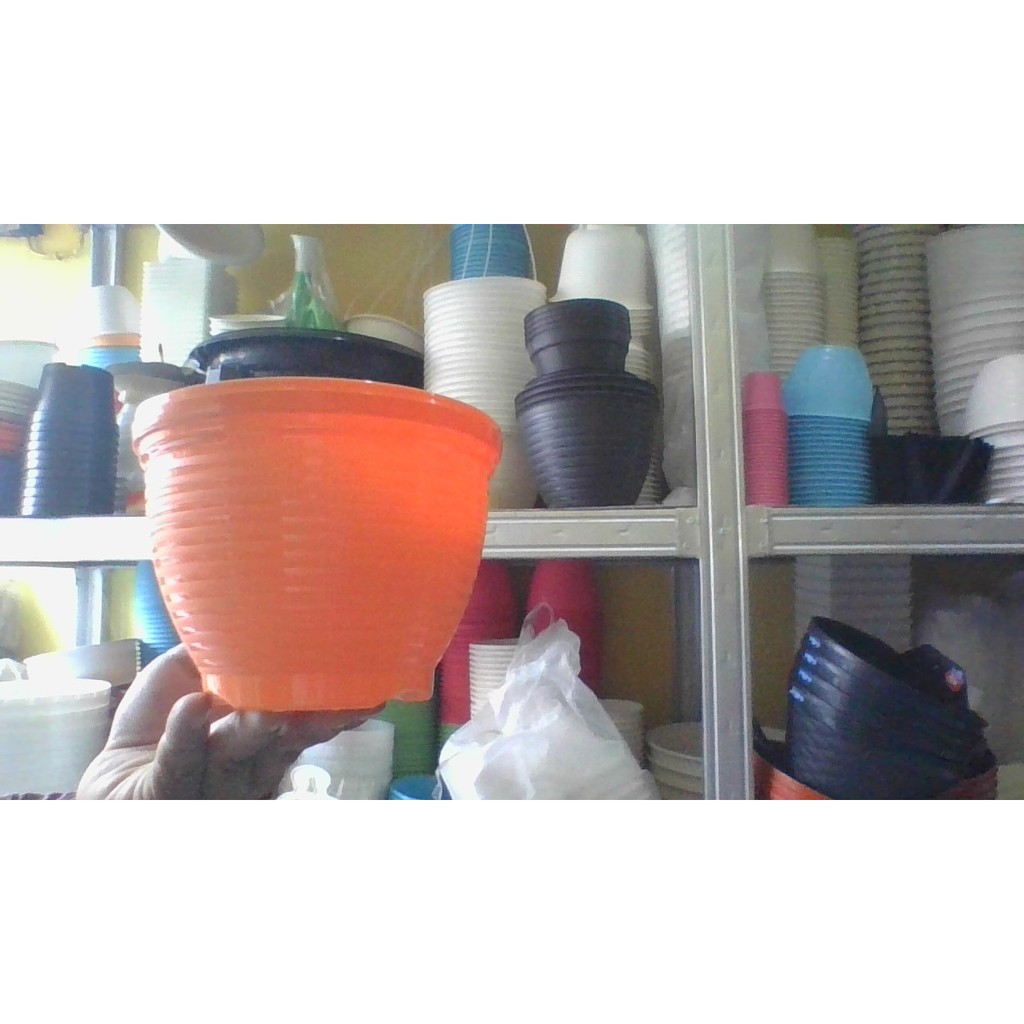POT BUNGA LEBAH 15 ORANGE