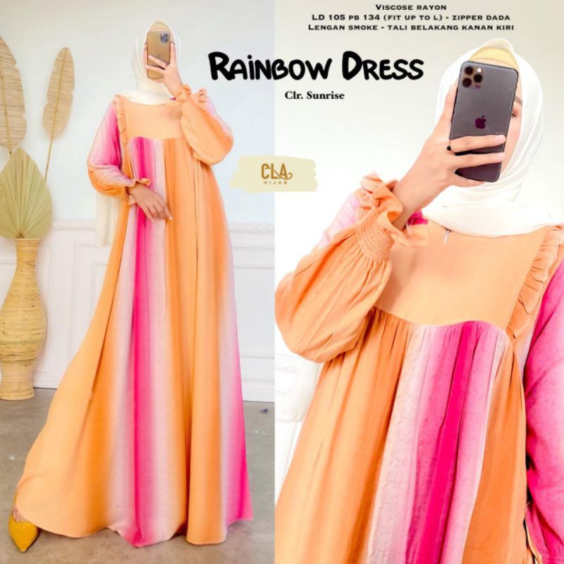 RAINBOW DRESS BY CLA