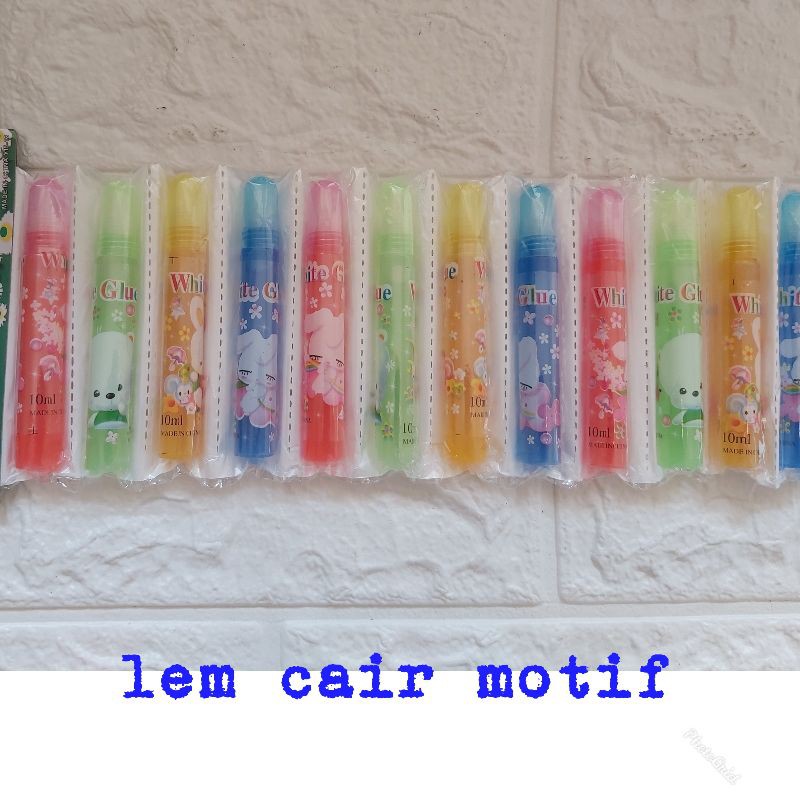 lem cair motif murah