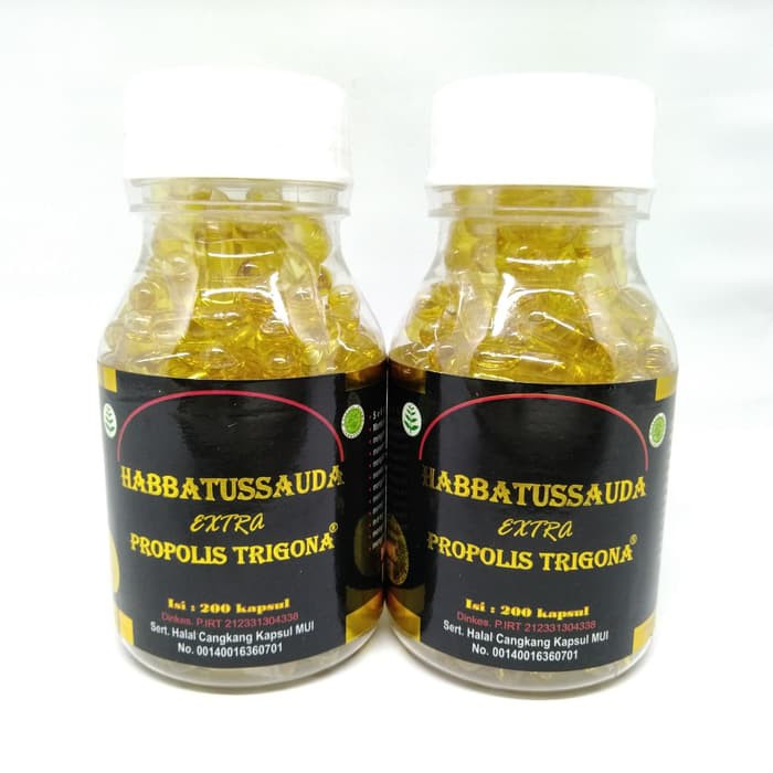 Habbatussauda Extra Propolis Trigona 200 kapsul