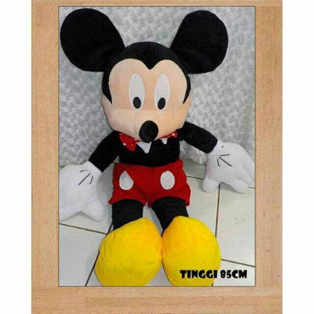 BONEKA MICKEY BAJU MERAH JUMBO