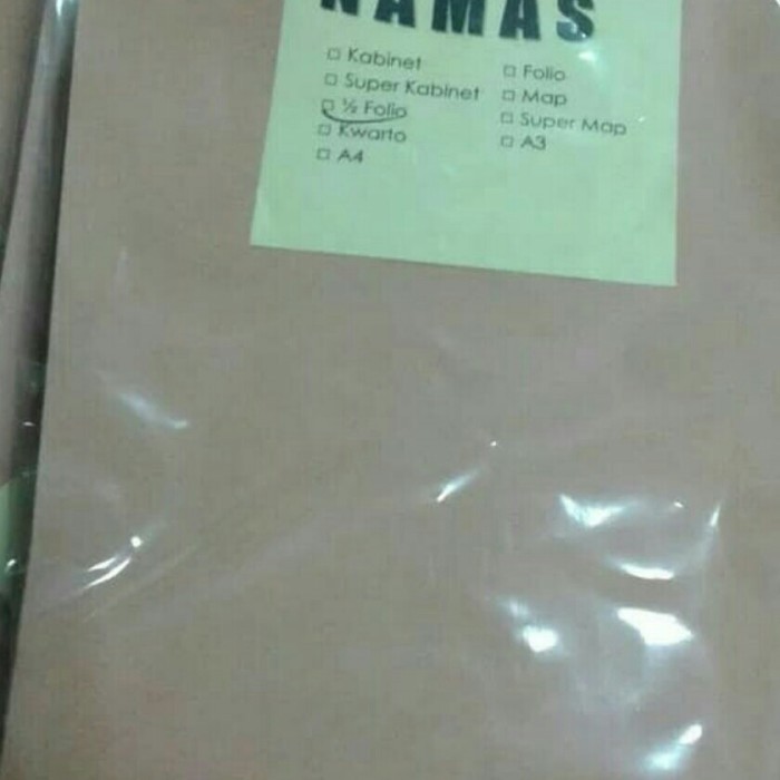 AMPLOP COKLAT 1/2 FOLIO
