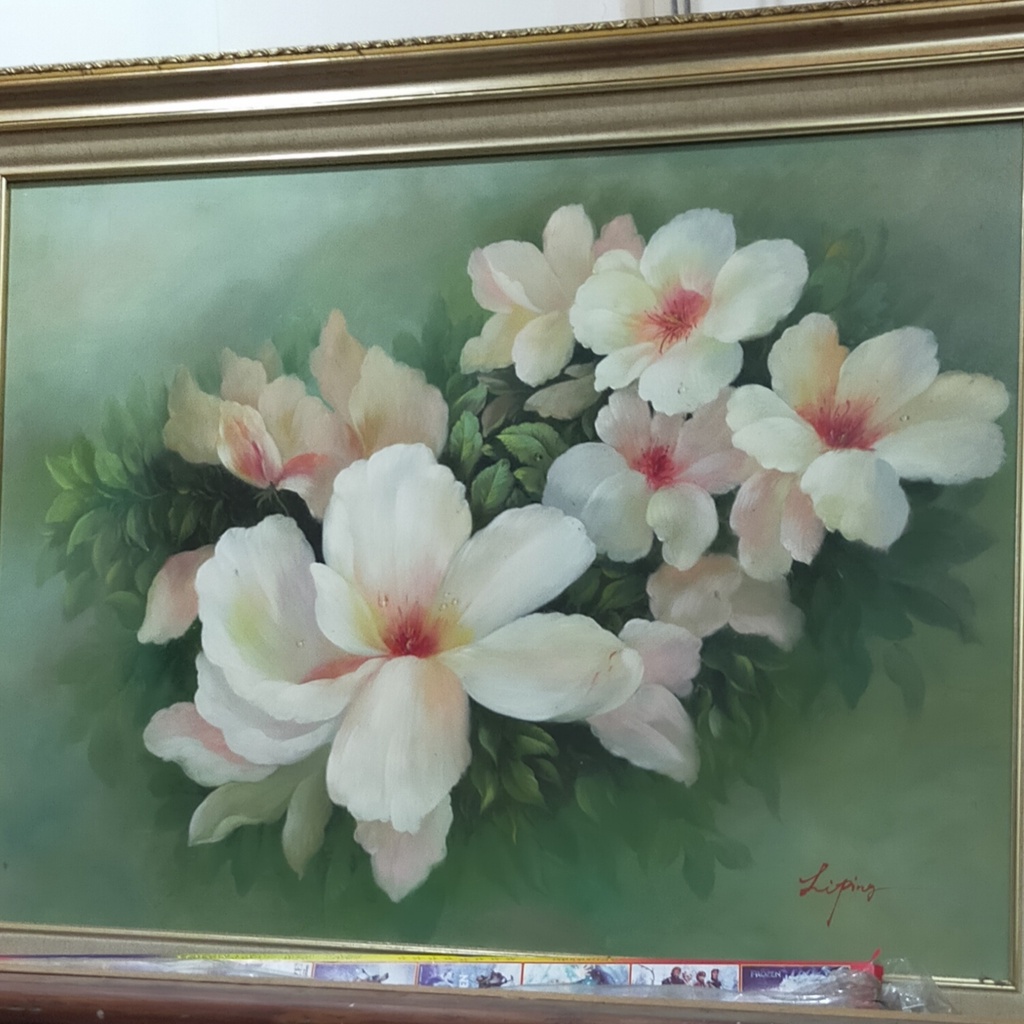 Lukisan Bunga Frangipani