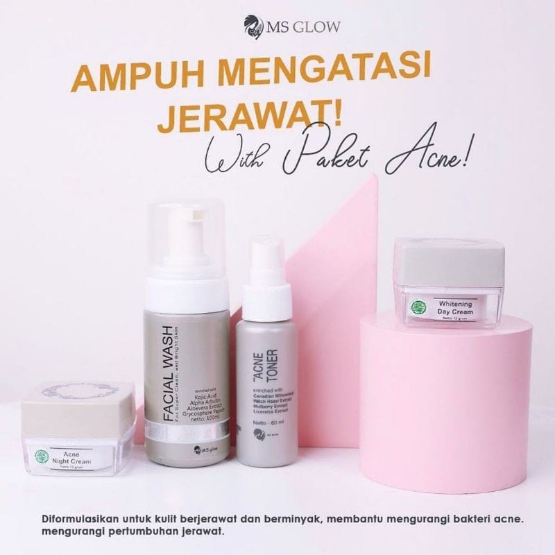 MS GLOW PAKET ACNE