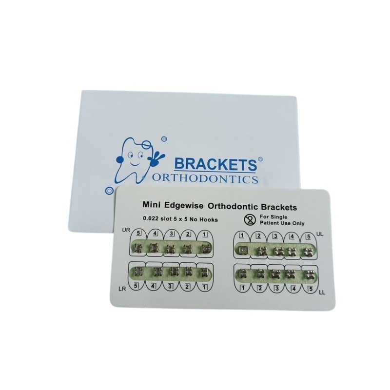 Bracket Behel Amplop Ortodontik Isi 1 Set 20 Bracket