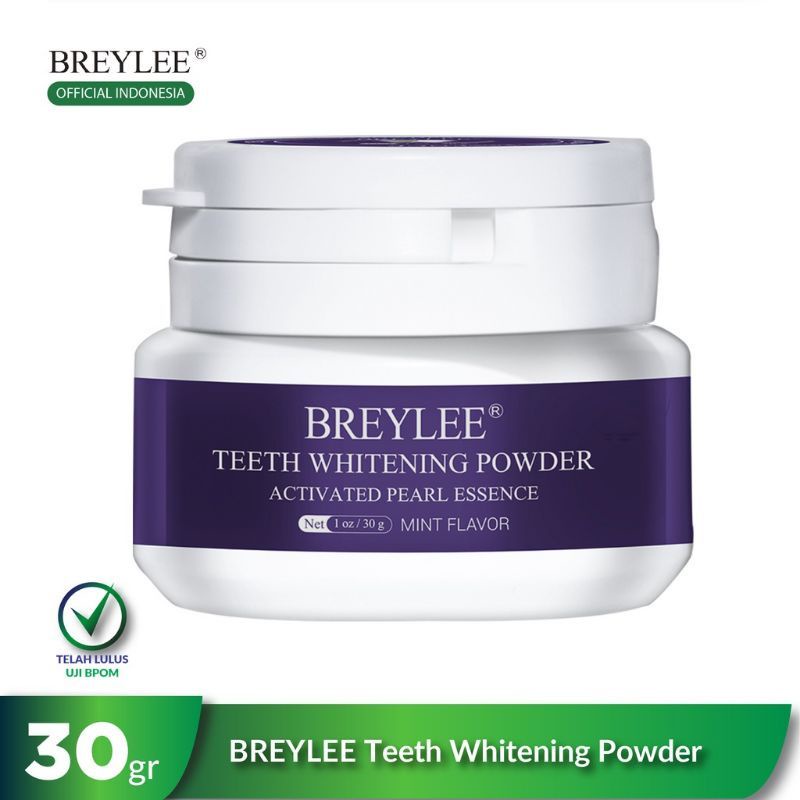 BREYLEE TEETHWHITENING POWDER 30GR