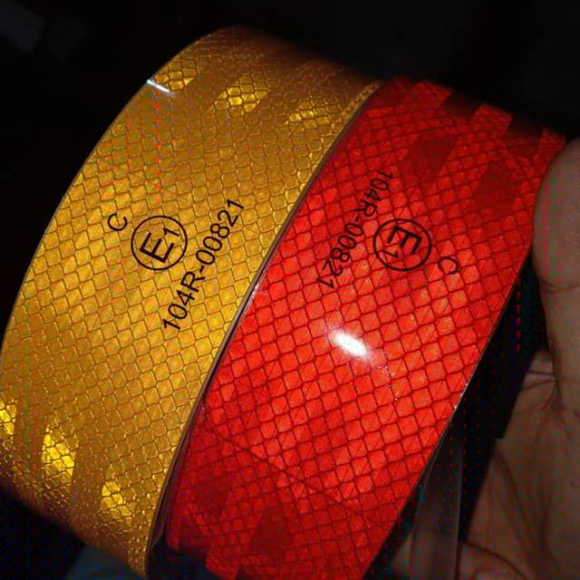 Sticker reflector reflektor uji KIR roll