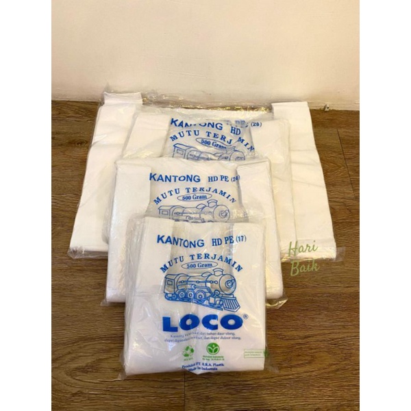 Plastik Loco putih tebal