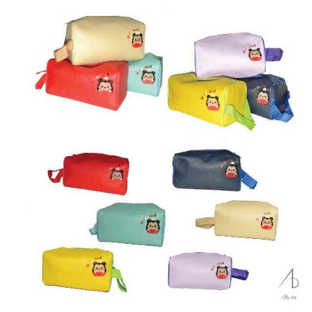 Dompet kosmetik / pouch makeup gambar mikey mouse