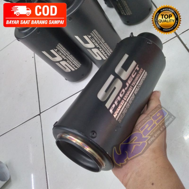 KNALPOT SC PROJECT BLACK EDITION