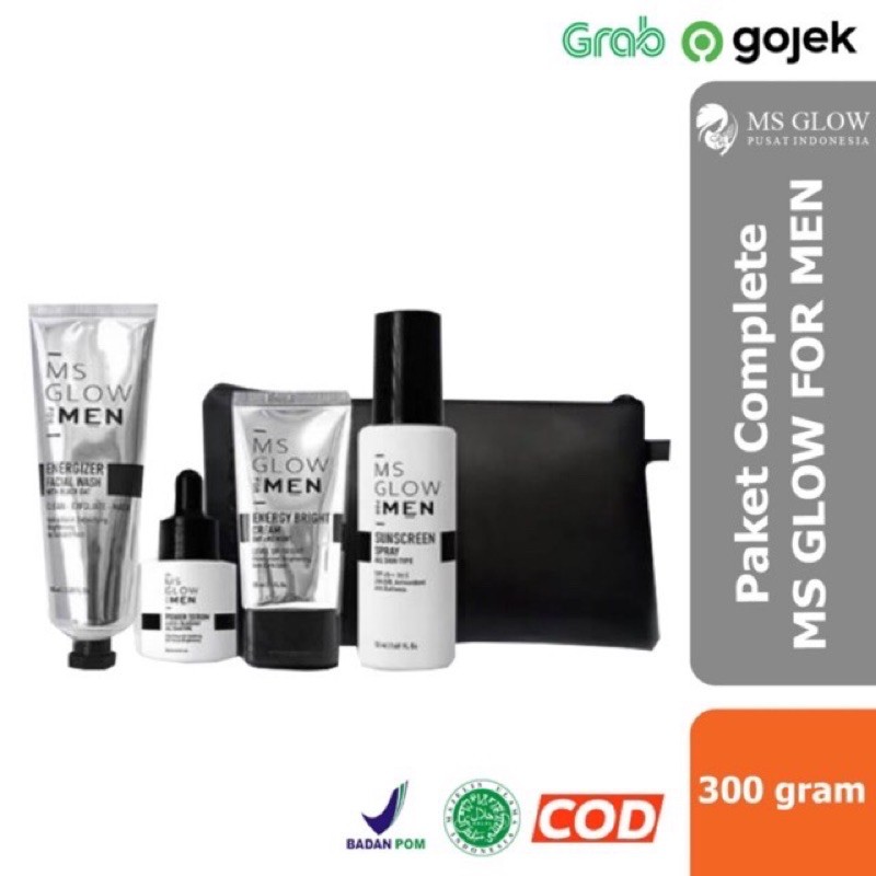 MSGLOW FOR MEN MS GLOW PAKET COMPLETE SUNSCREEN SPRAY