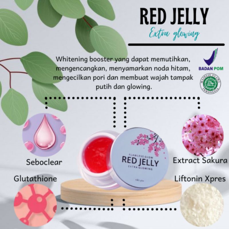 MS GLOW RED JELLY EXTRA GLOWING