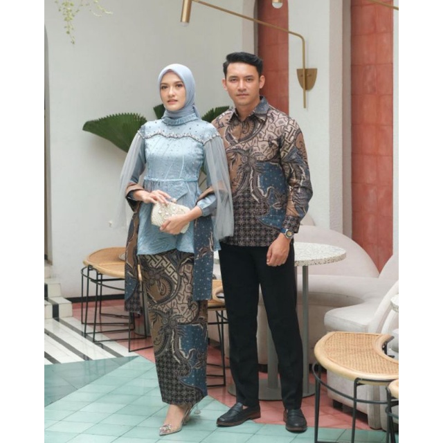 SET COUPLE VANILLA BLUE