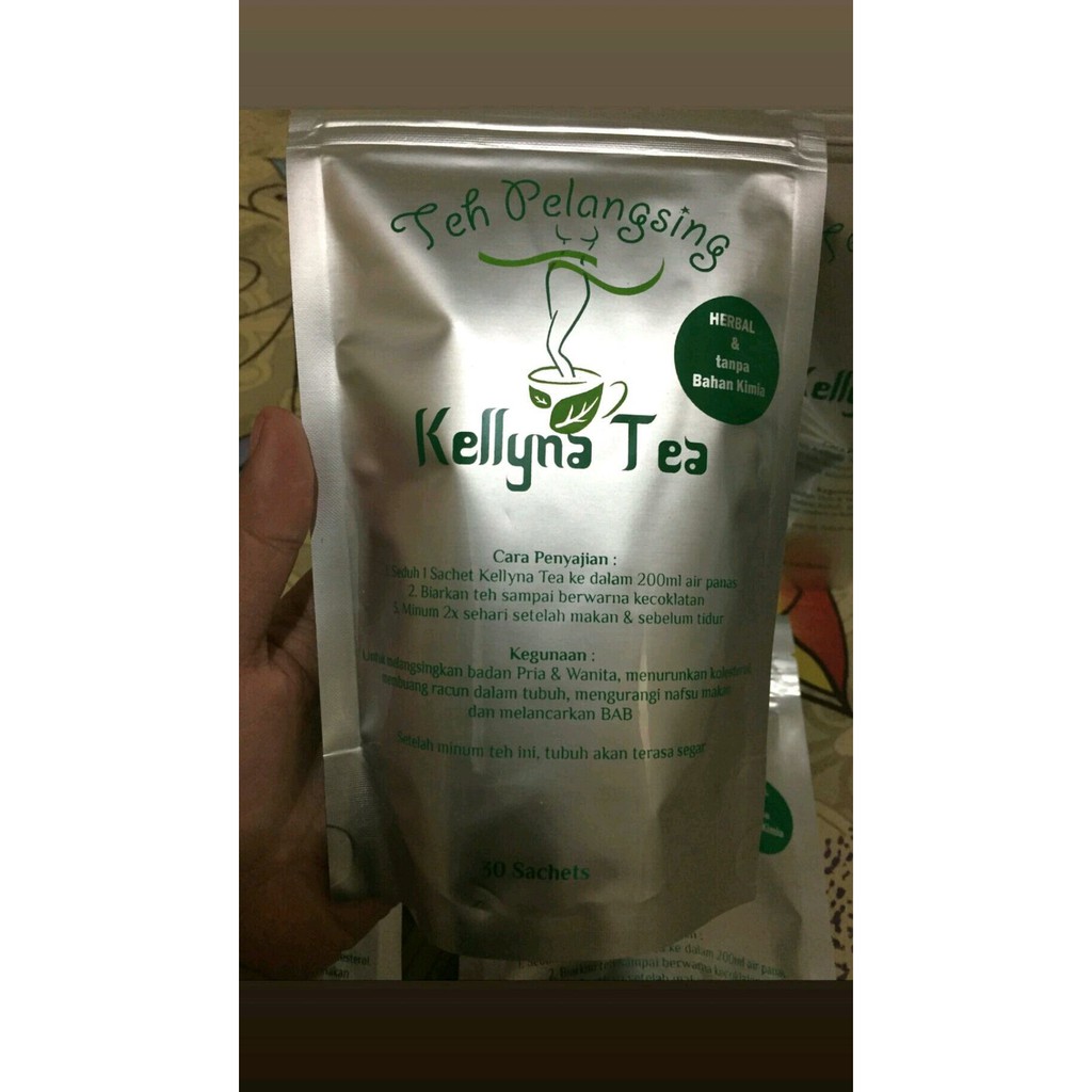 Kellyna Tea Teh Pelangsing Teh Diet