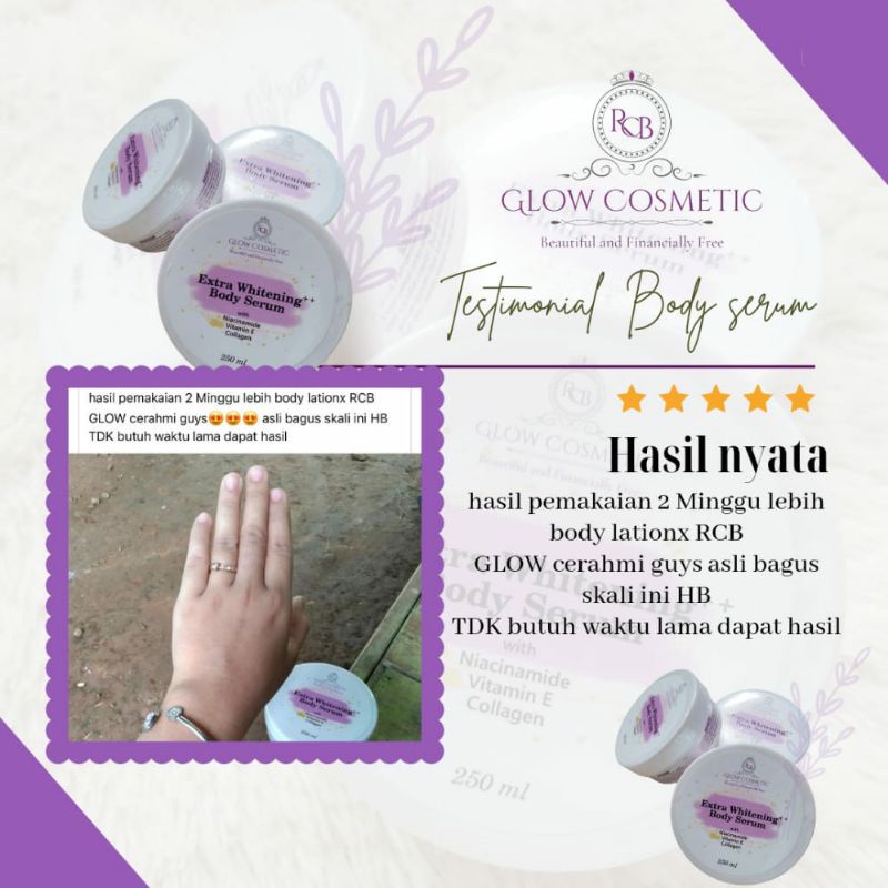 extra whitening body serum