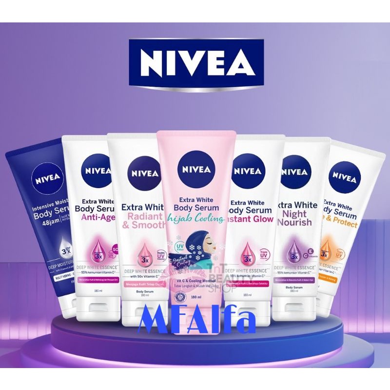 Nivea Body Serum Extra White 180ml