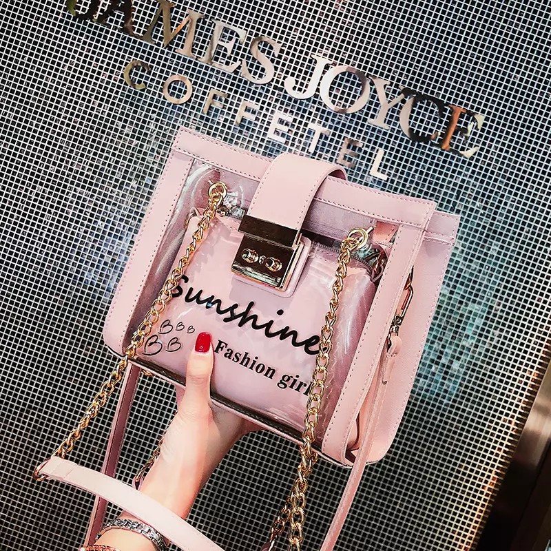 tas transparan mika sunshine