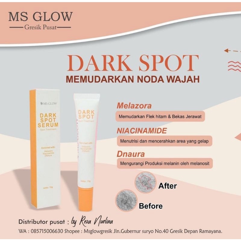 Ms Glow Dark spot serum