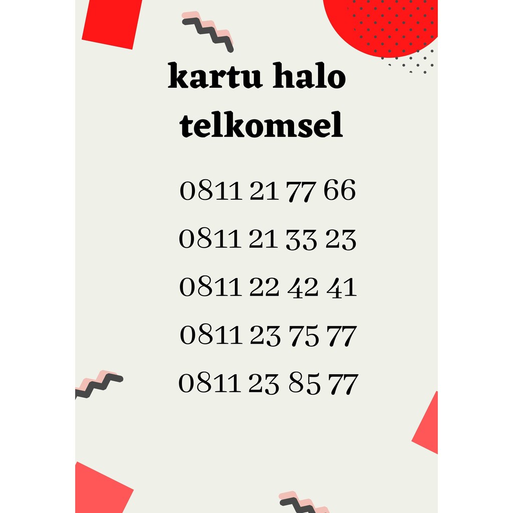 nomer cantik