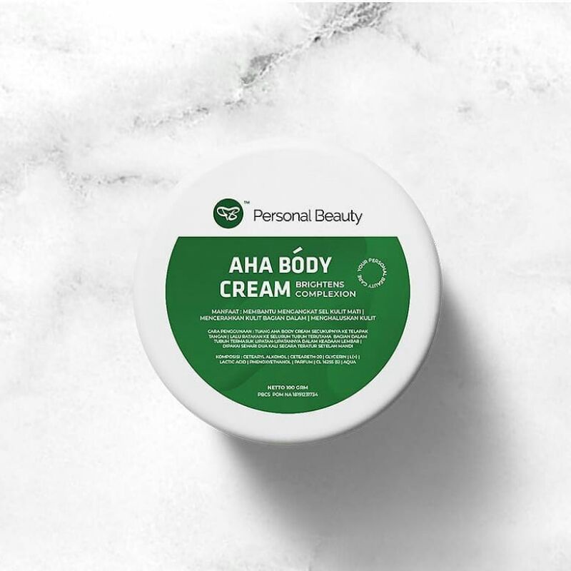 AHA body cream