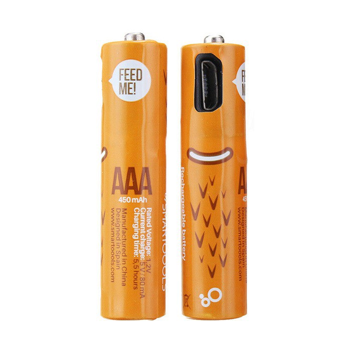 Smartoools Battery Micro USB Rechargeable AAA