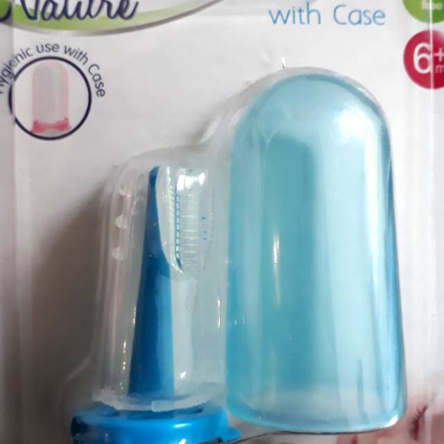 Finger toothbrush natur